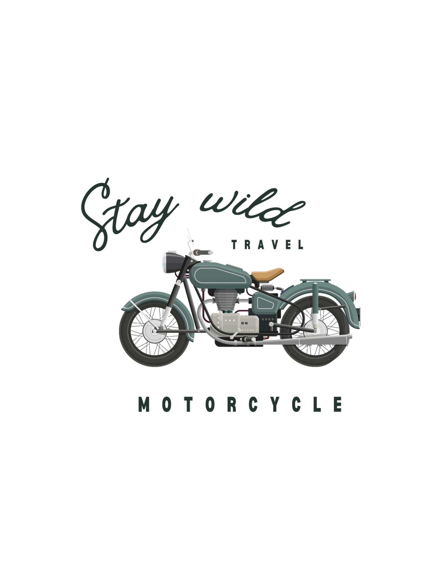 The Biker | Men's Classic Motorcycle Graphic Tee