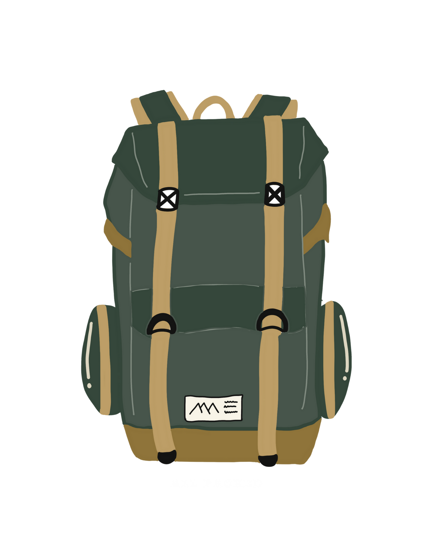 All Packed | Men's Trekking & Hiking Graphic T-Shirt